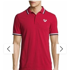 TRUE RELIGION XL LOGO POLO GOLF SHIRT